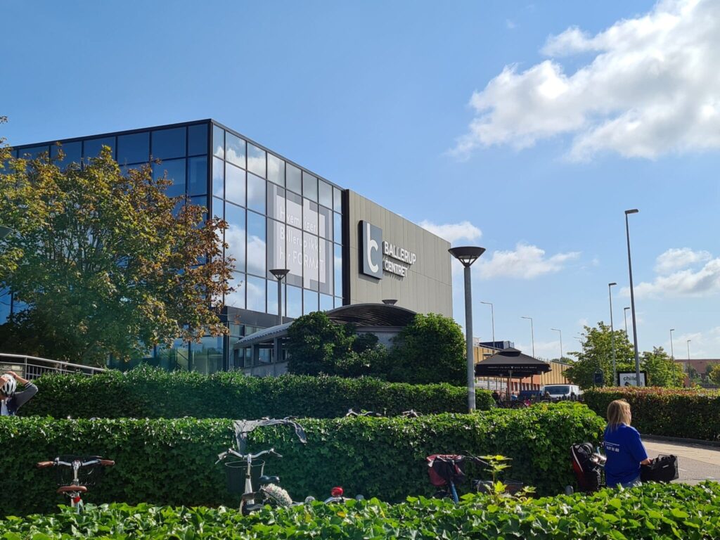 Alucobond — kompositfacade på Ballerup Centret
